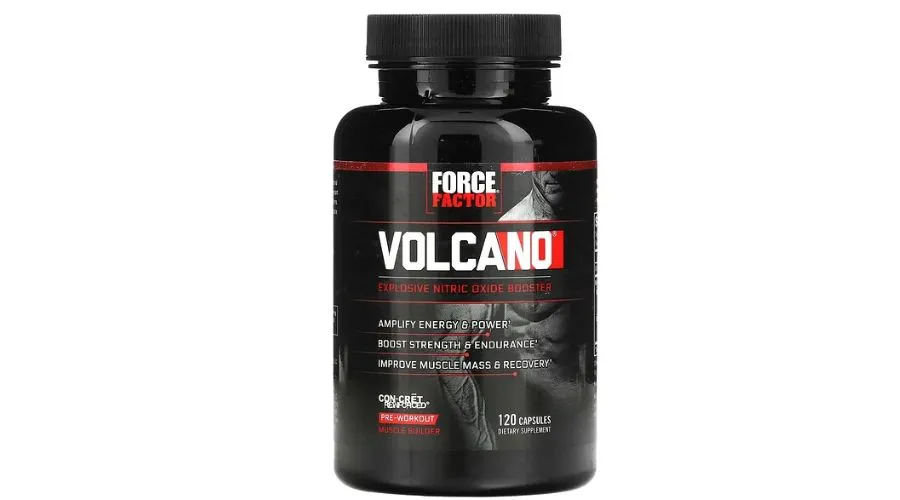 Explosive Nitric Oxide Booster, Force Factor, And Volcano