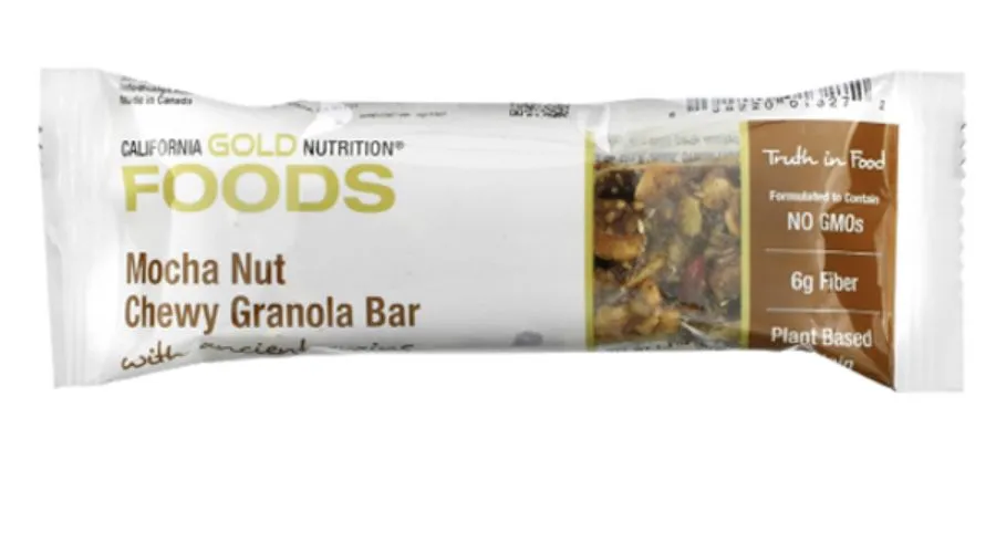 California Gold NutritionMocha Nut Chewy Granola Bars