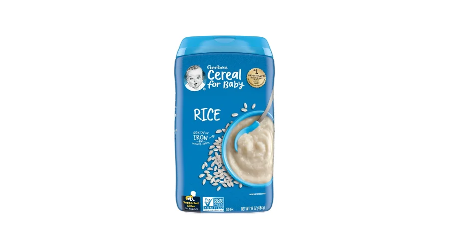 Gerber, cereal for baby, 1st foods, rice, 16 oz 