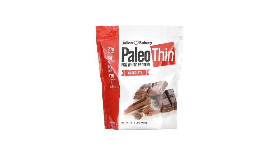 Julian Bakery, Paleo Protein, Egg White Protein, Chocolate