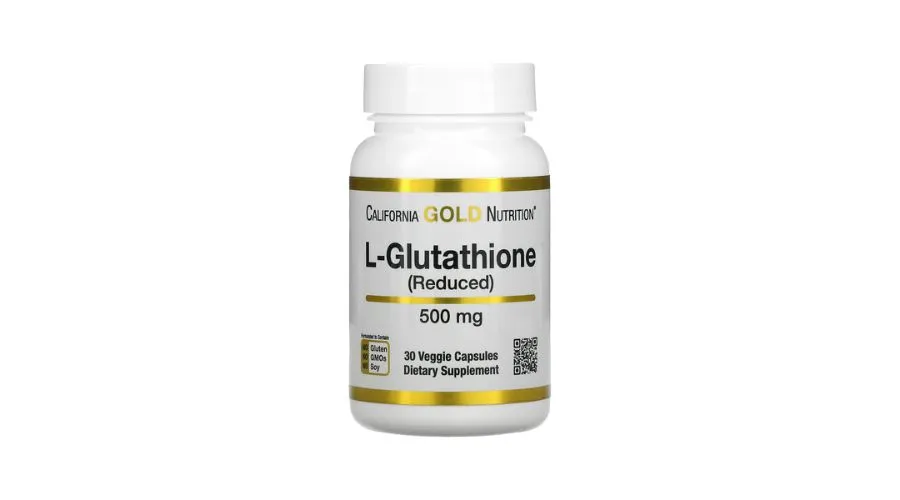 L-Glutathione (Reduced), 500 mg, 30 Veggie Capsules