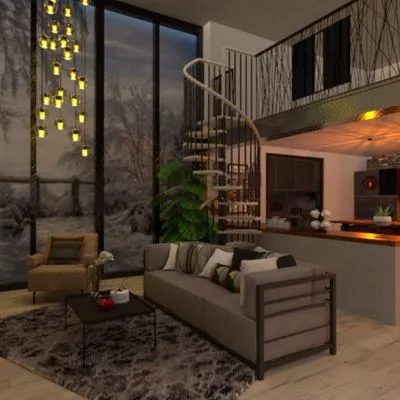 Photorealistic 3D interior rendering | Hoststheory