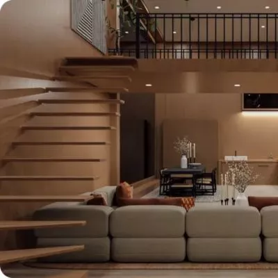 Photorealistic 3D interior rendering | Hoststheory